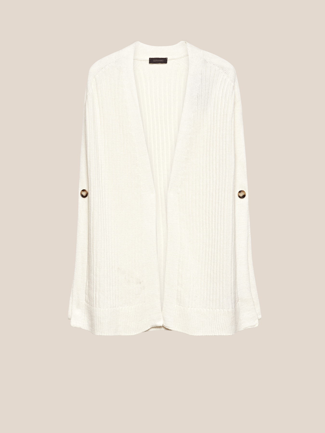 CAPA/CHALECO DE CANAL&Eacute; EN MEZCLA DE CACHEMIR image number 4