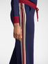 Cropped-Strickhose mit gestreiften B&uuml;ndchen image number 3