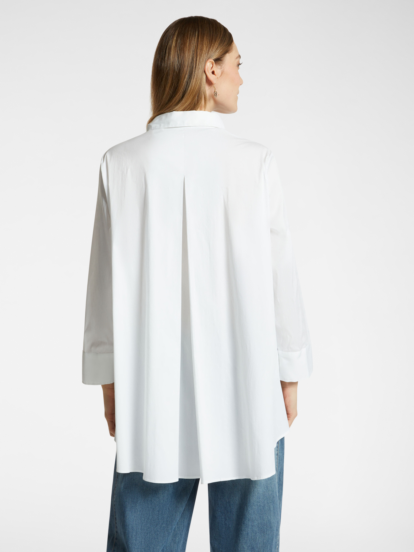 Chemise ample en popeline image number 1