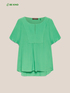 Blusa acampanada con fruncidos image number 4
