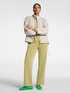 Jacket with high collar and zip image number 2