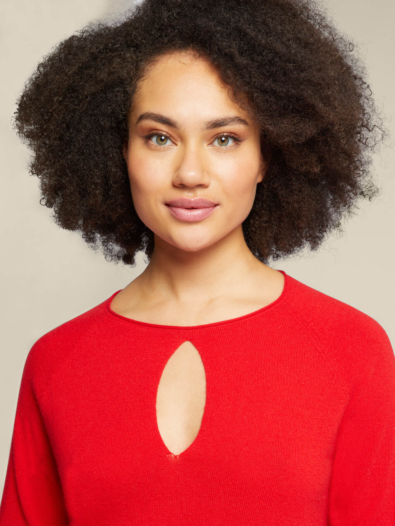 Sweater with drop opening in front image number 3