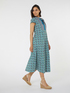 Kleid aus bedrucktem Baumwollstretch image number 1