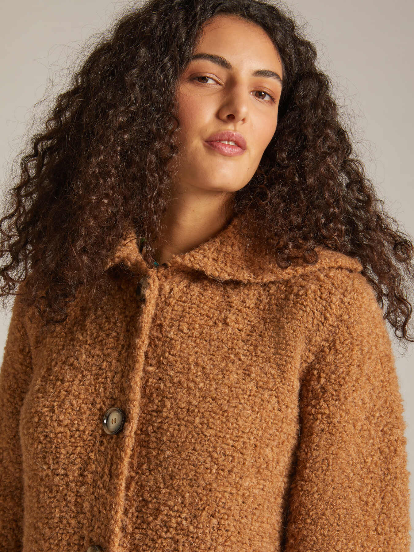 Cappotto in maglia boucl&eacute; image number 3