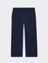 Pantalones recto de tejido fluido image number 4