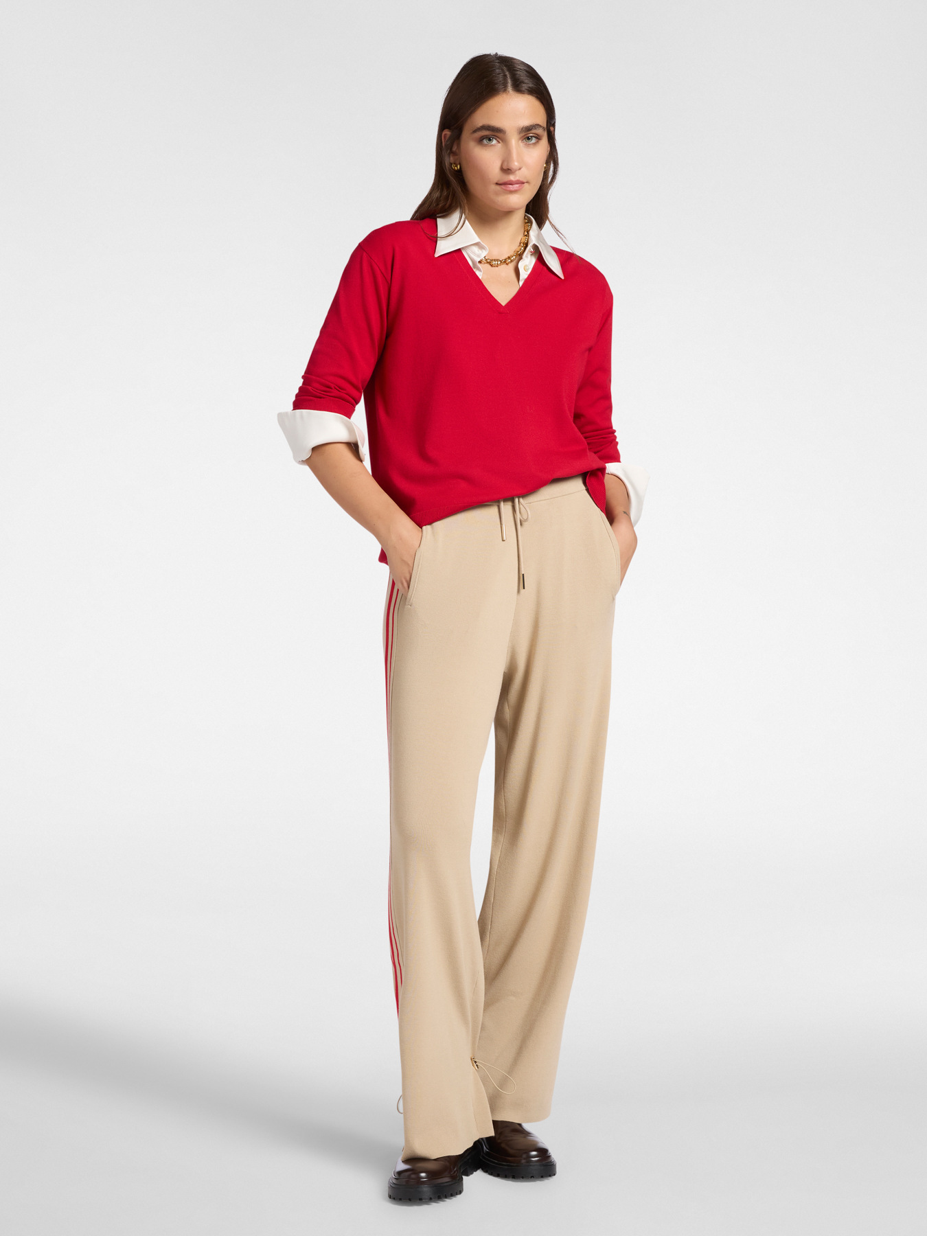 V-neck sweater image number 2