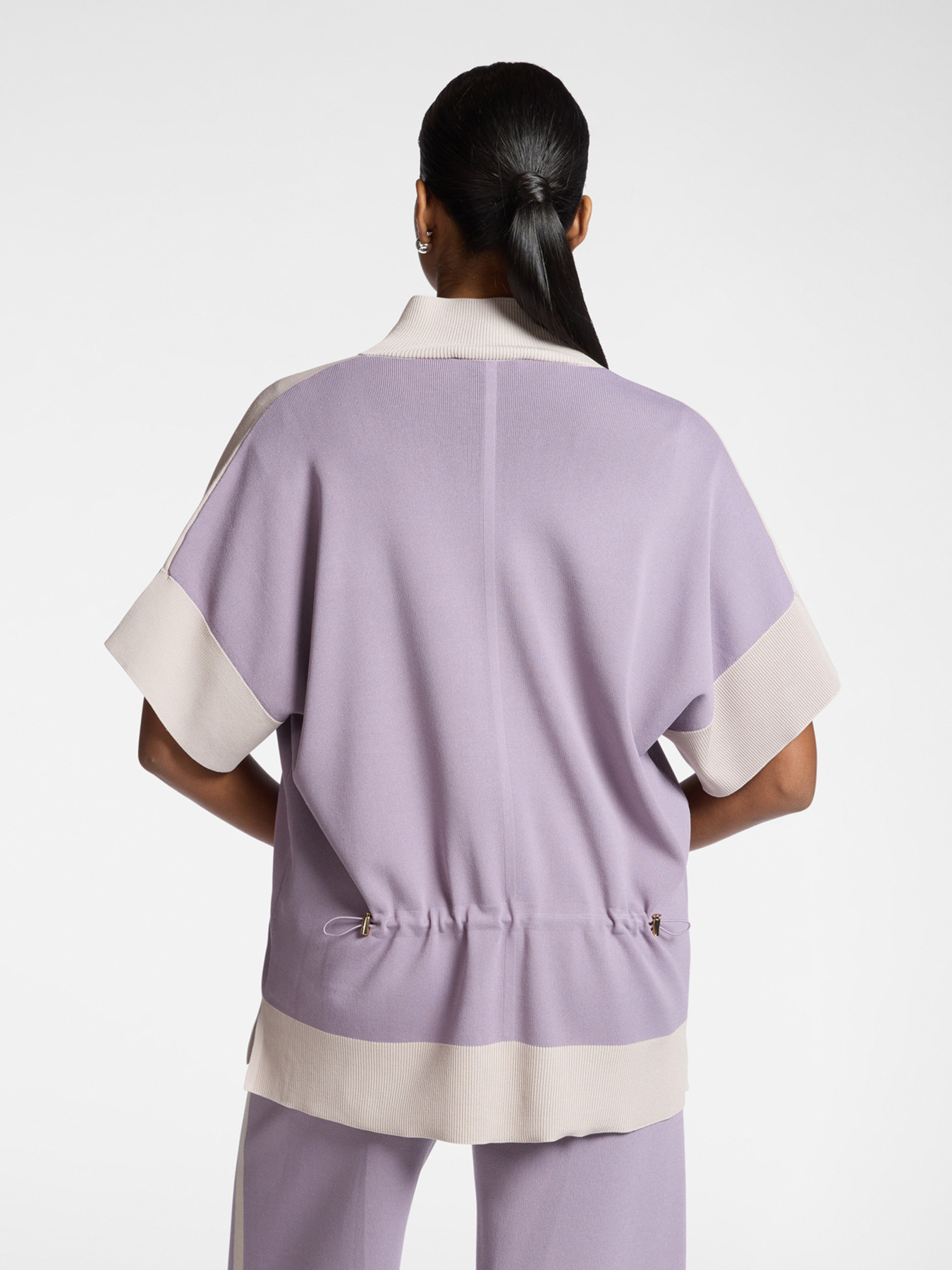 Short sleeve viscose blend cardigan image number 1