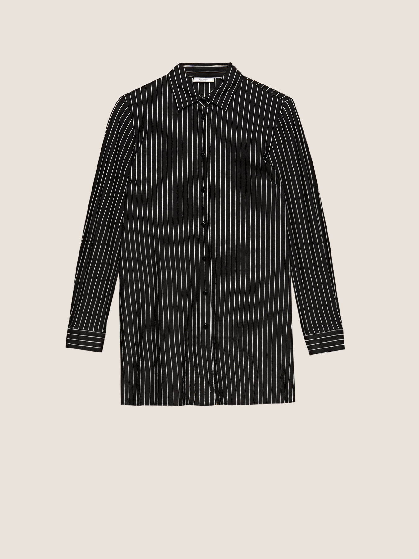 Shirt in pinstriped fabric image number 3
