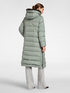 Long quilted nylon down jacket image number 1