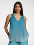 Pleated top in gradient color image number 0