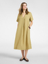 Linen dress with V-neck image number 2
