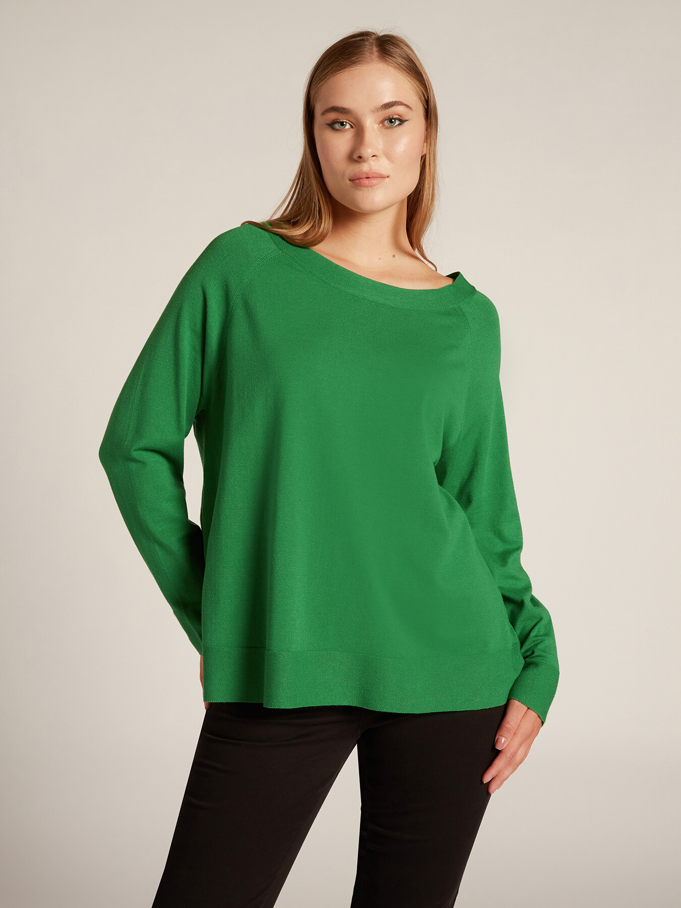 Pullover mit U-Boot-Ausschnitt image number 2