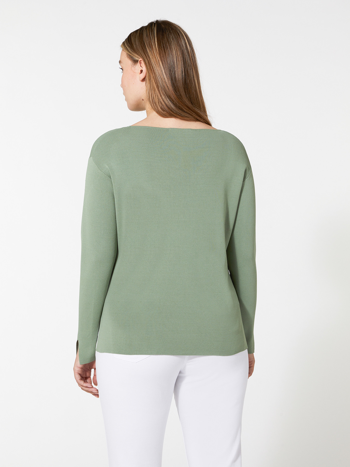 Maglia con scollo a barchetta image number 1