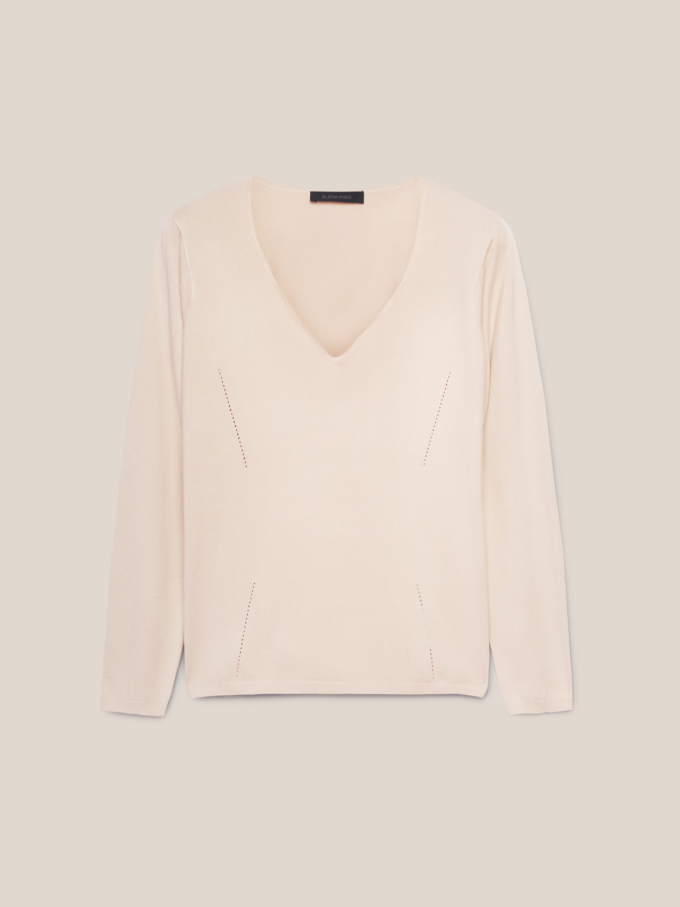 Maglia con scollo a cuore image number 4