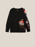 CASHMERE BLEND HAND EMBROIDERED CREW-NECK image number 4