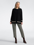 Cardigan in viscosa aperto image number 2