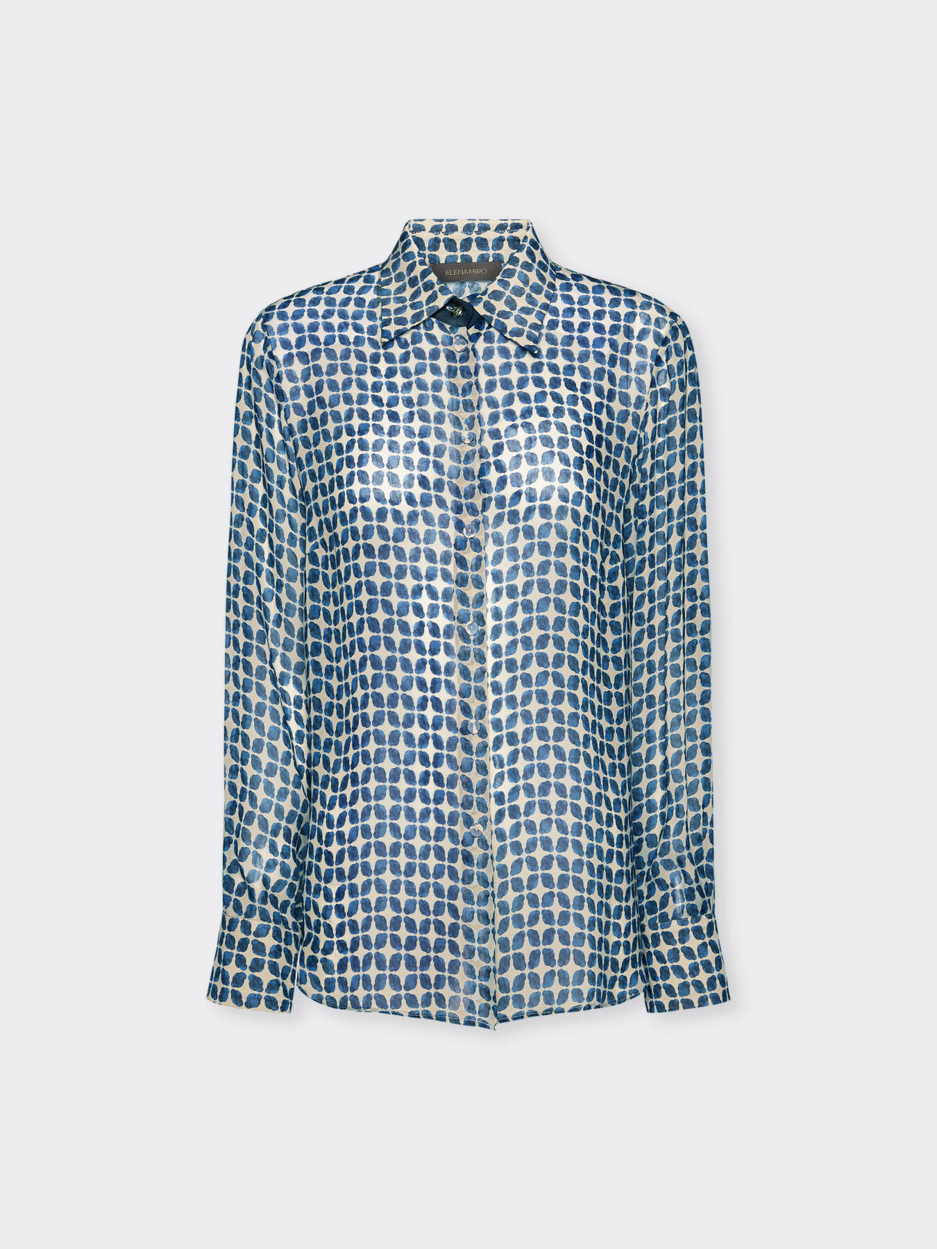 Geometric print shirt image number 4