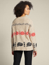 Cashmere blend jacquard sweater image number 2