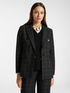 Pinstriped blazer image number 0