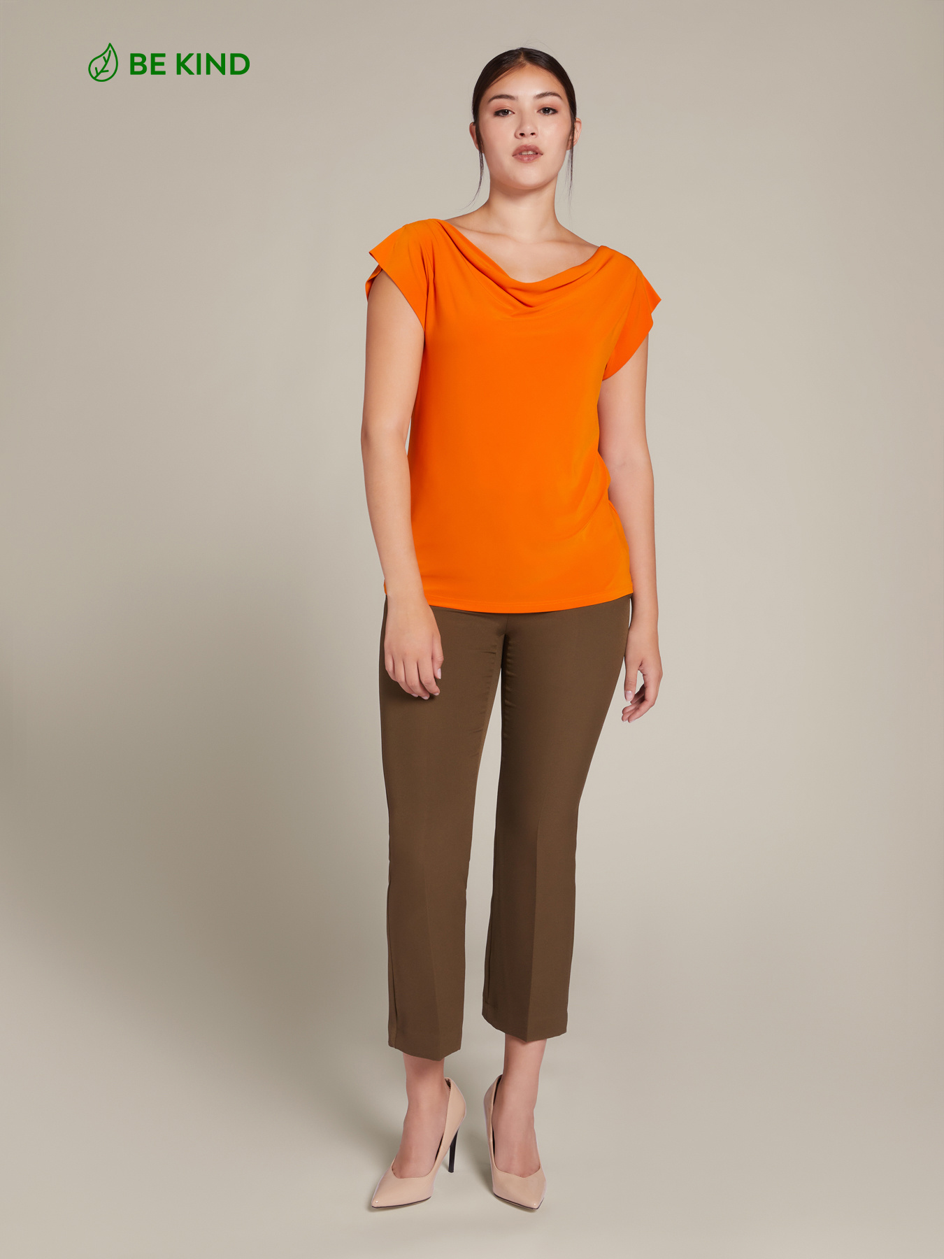 Kick flare trousers from recycled fibres image number 0