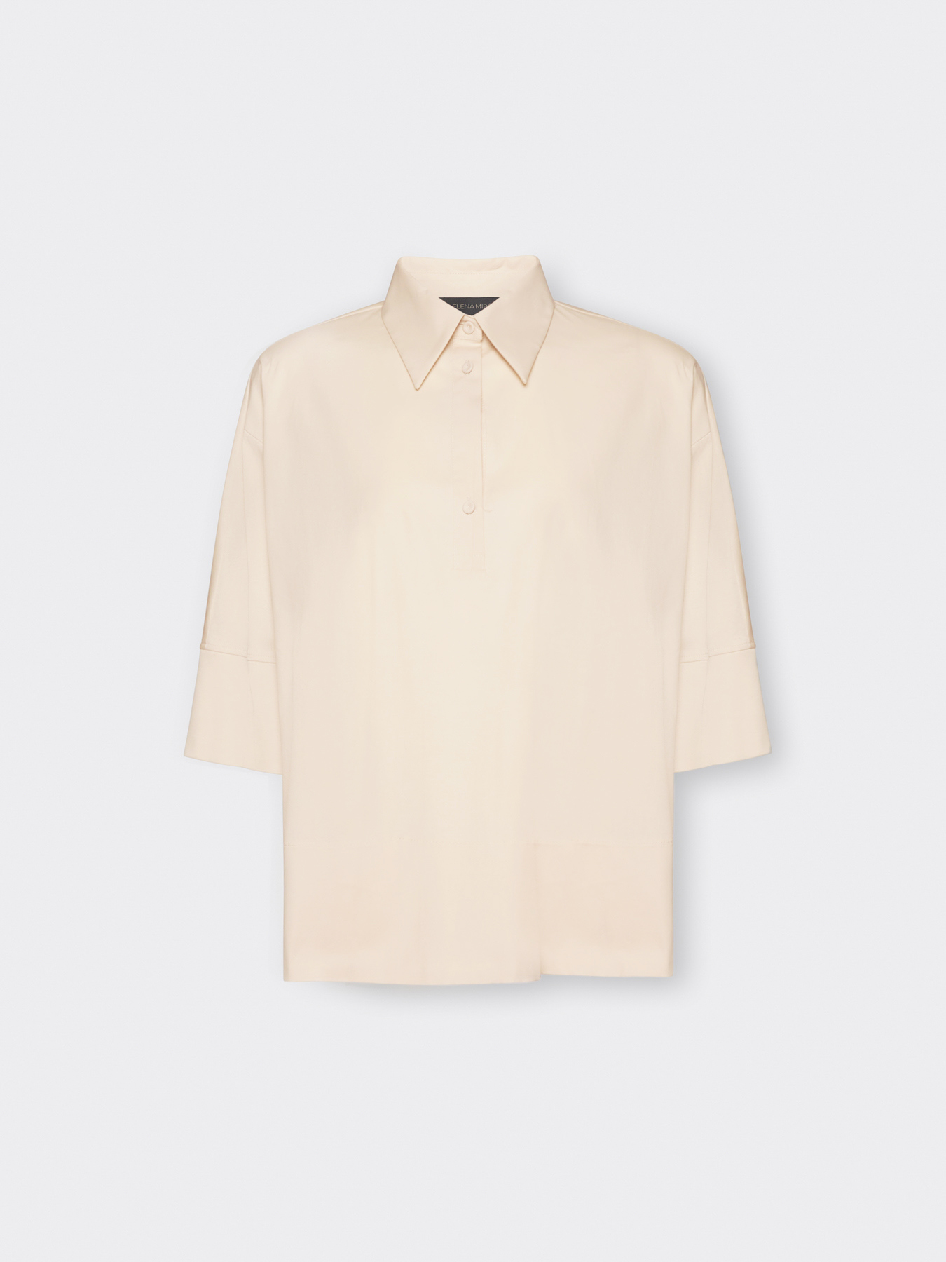 Blusa boxy con maniche a tre quarti image number 4