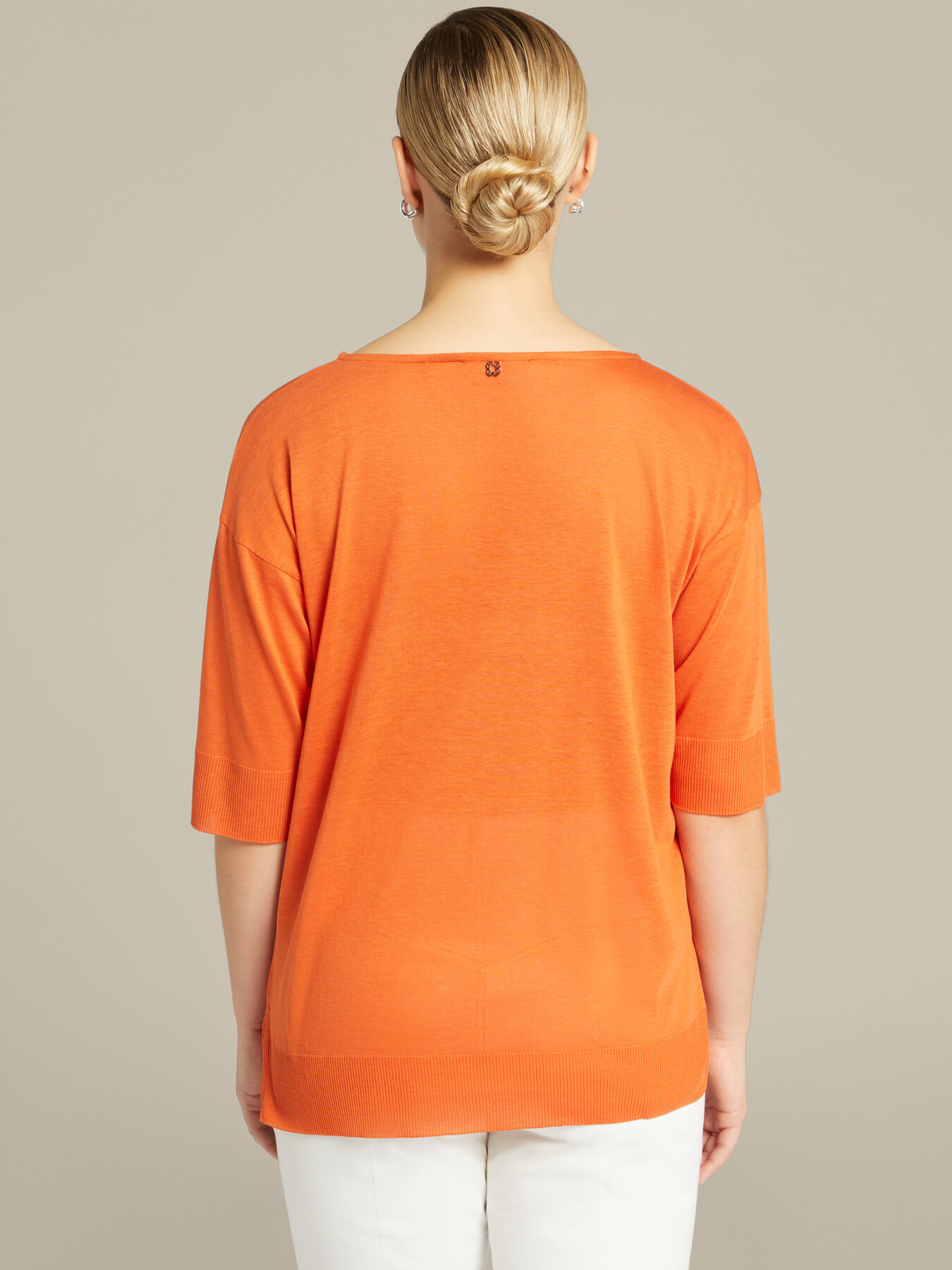 T-shirt con maniche a tre quarti image number 1