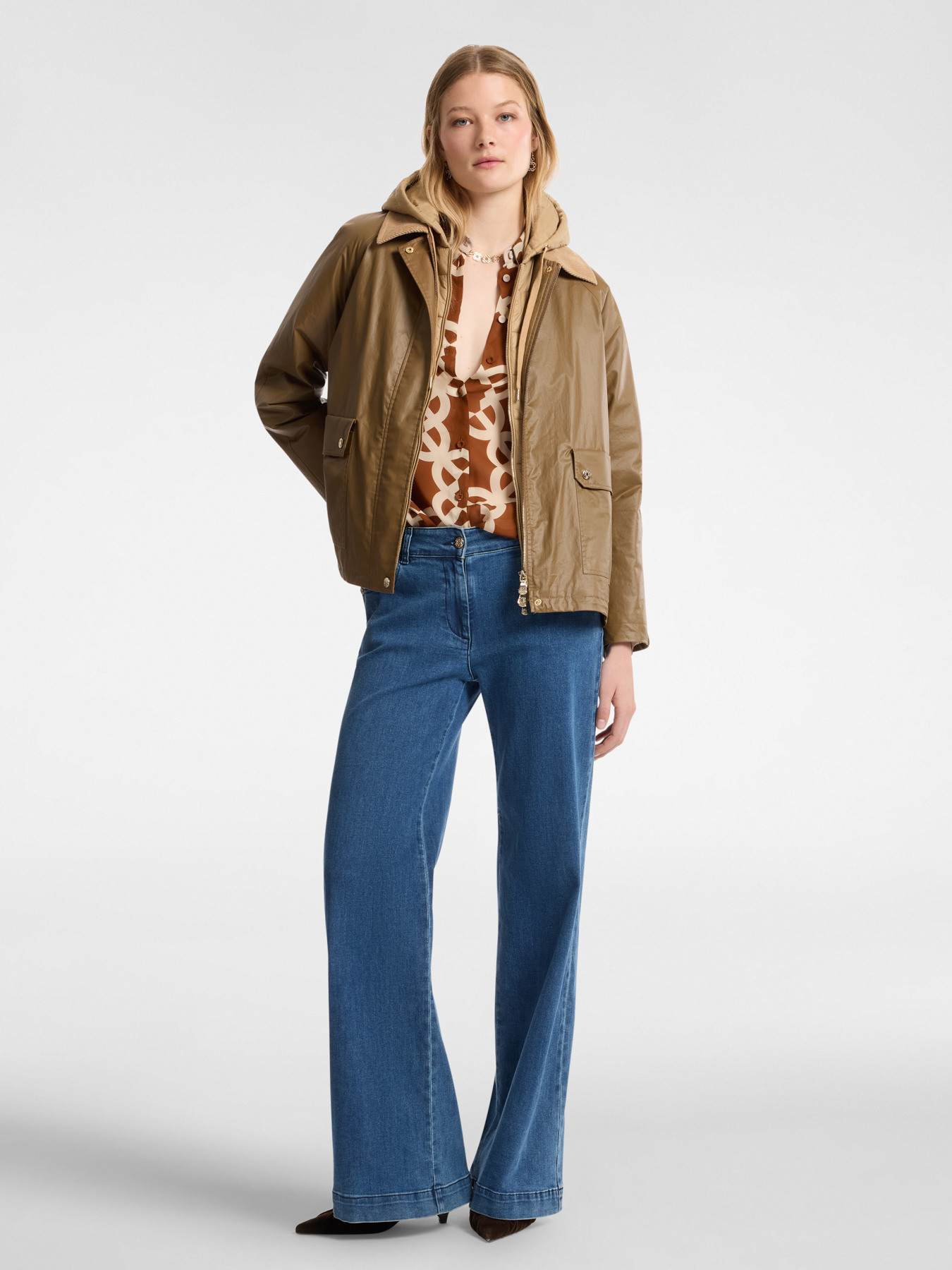 Jeans 5 Taschen mit weitem Bein, "Wanda" image number 0