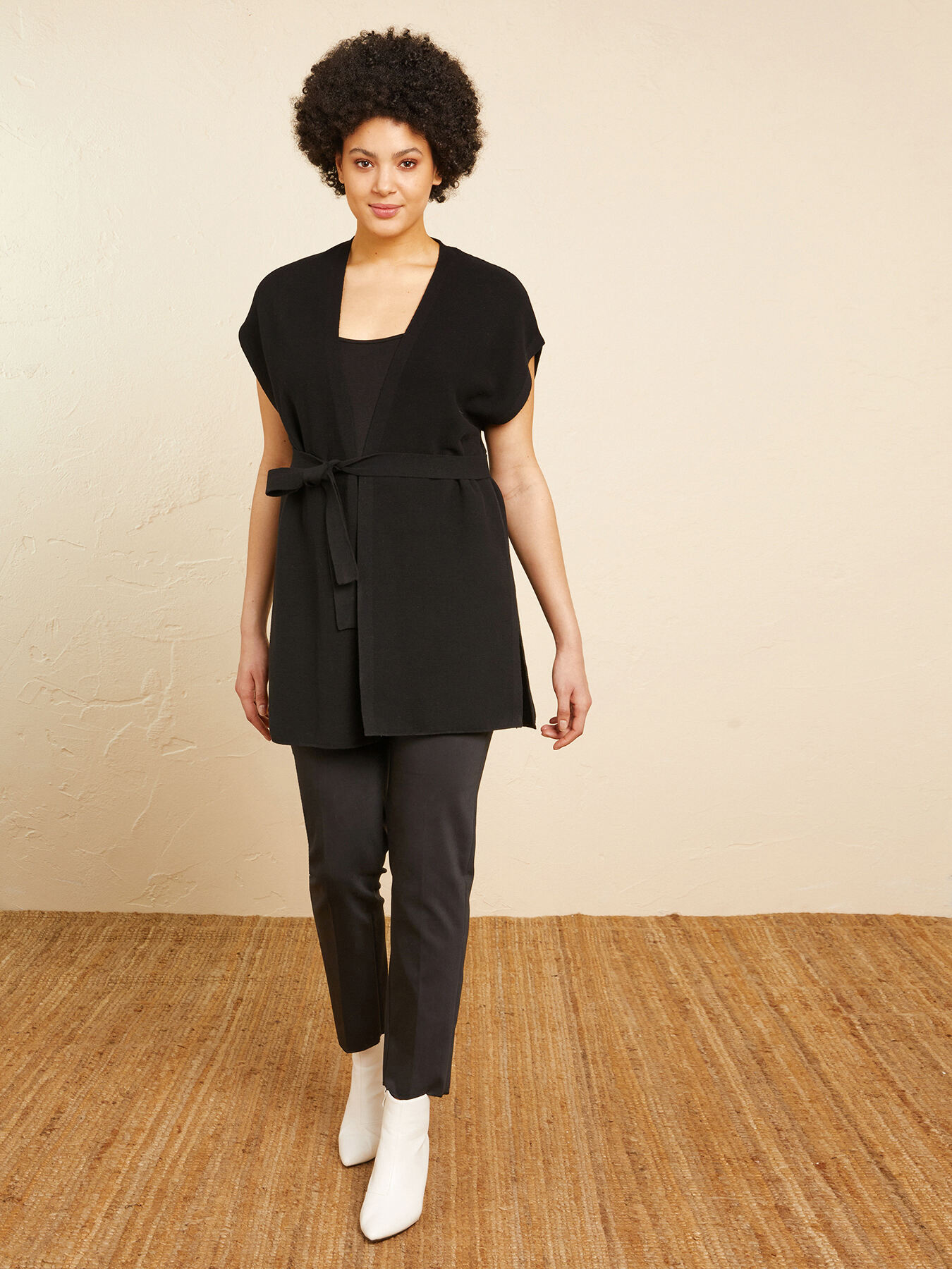 WESTE AUS REINER BAUMWOLLE image number 0