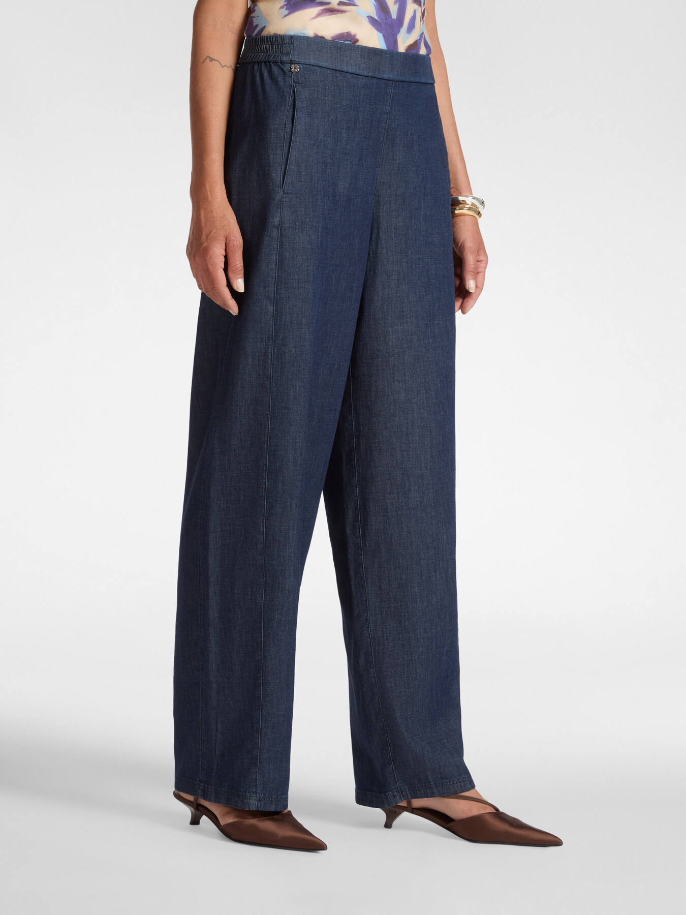 Jeans regular en Chambray, "Rose" image number 2