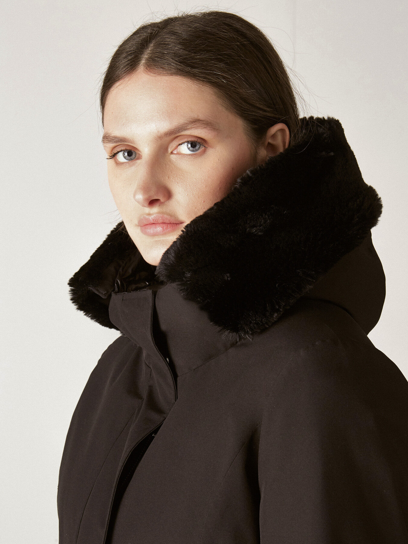 TECHNICAL FABRIC PADDED COAT image number 3