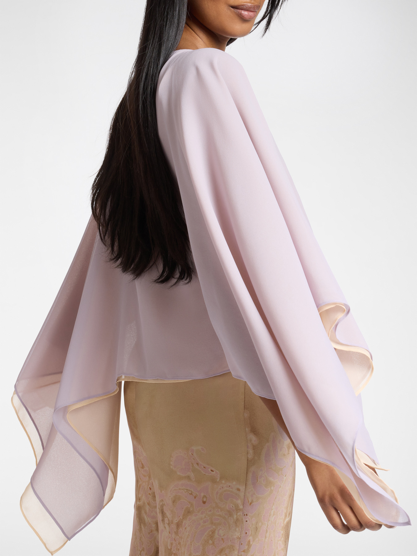 Double georgette cape image number 3