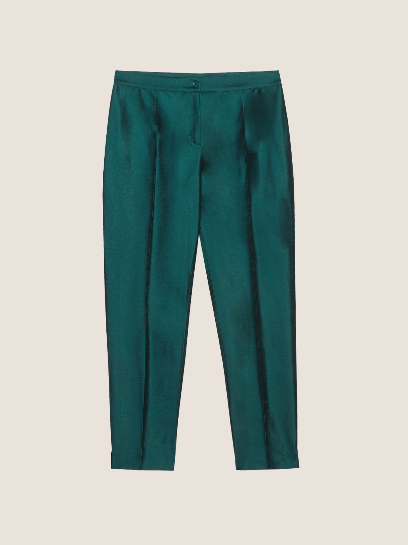 Pantaloni a sigaretta in shantung image number 3