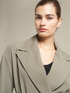 Flowing fabric trench coat image number 3