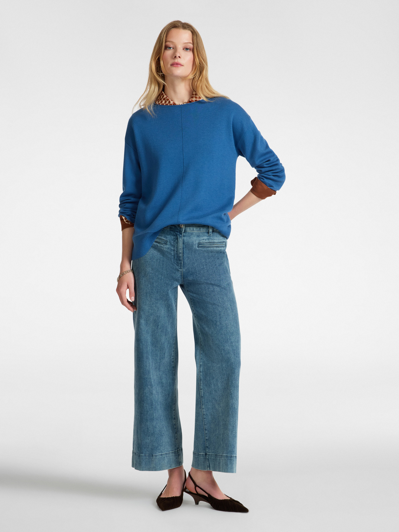 Boat neck top image number 3