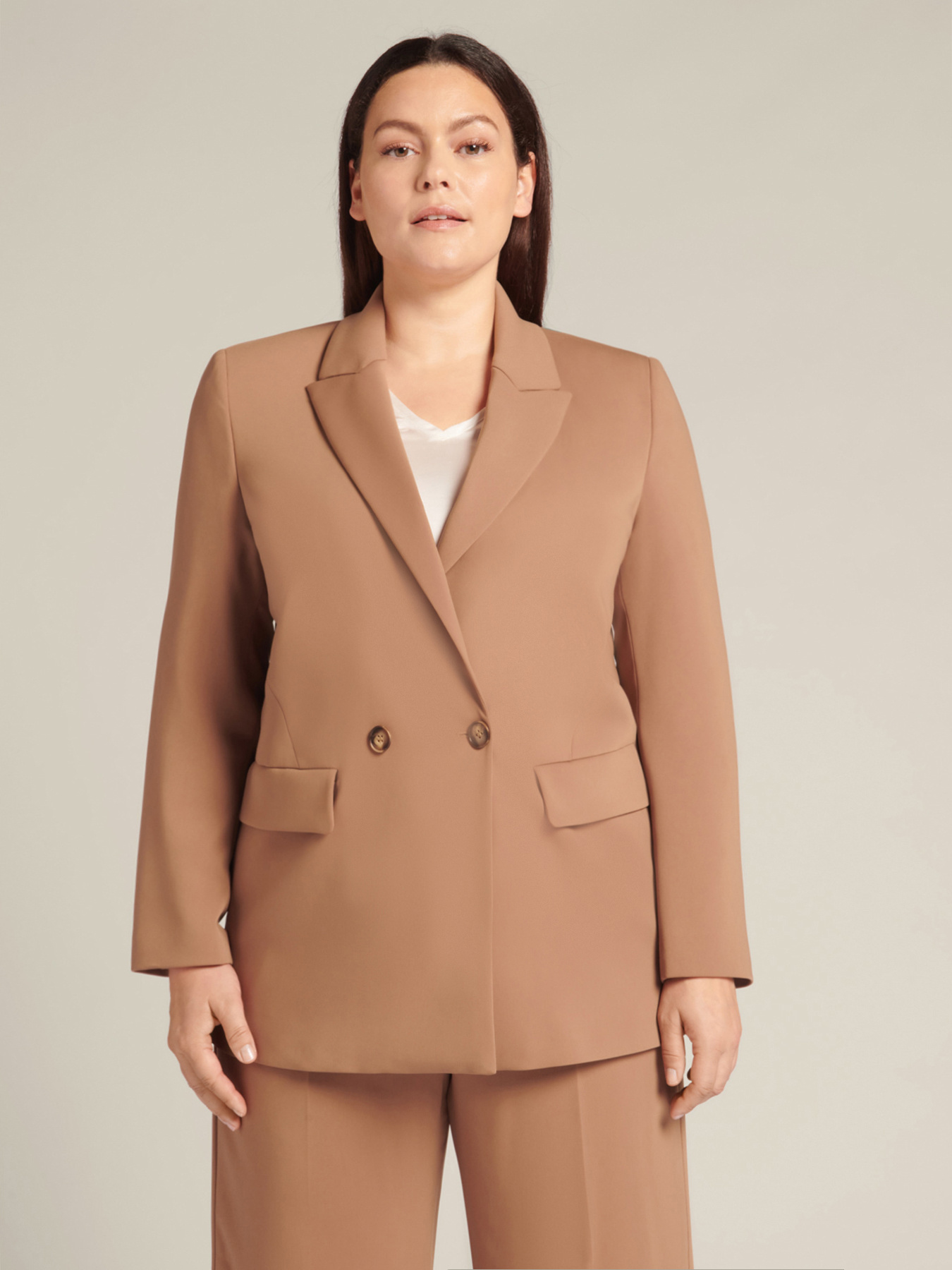 Giacca in cady fluido stretch image number 6