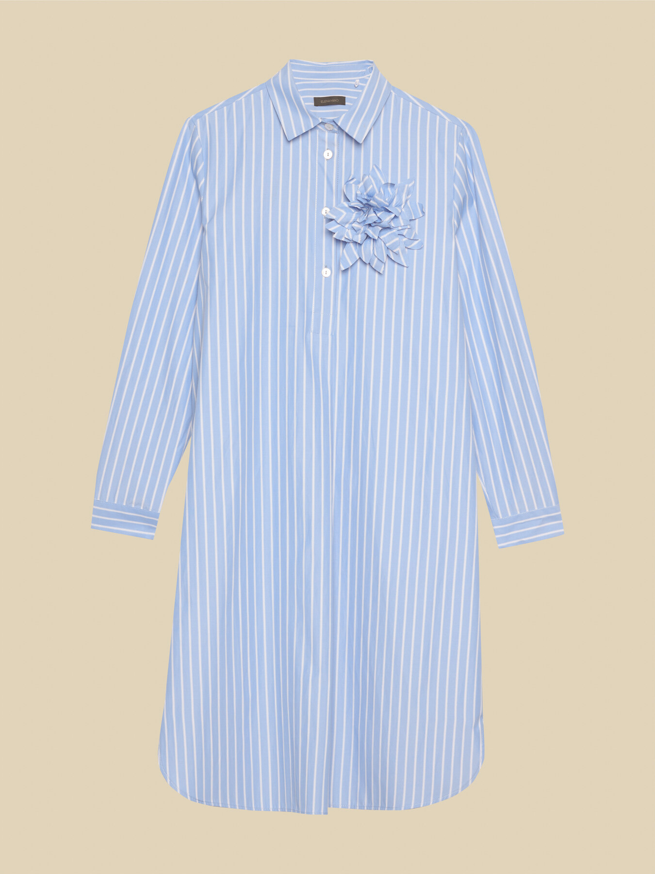 Abito chemisier in popeline image number 4