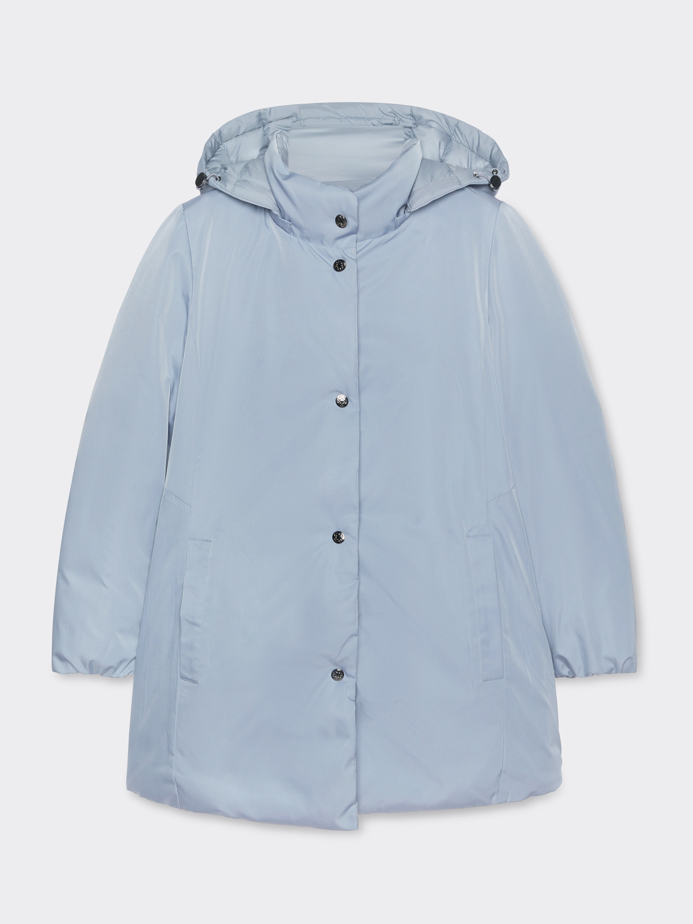 Piumino reversibile in nylon riciclato antipioggia image number 6