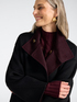 Manteau en double de laine m&eacute;lang&eacute;e image number 4