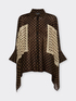 Oversized printed georgette shirt image number 4