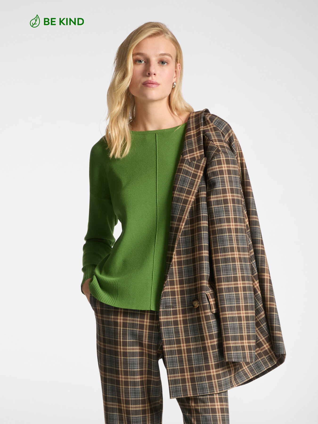 Pullover aus LENZING&trade; ECOVERO&trade;-Viskose mit Bord&uuml;re image number 0