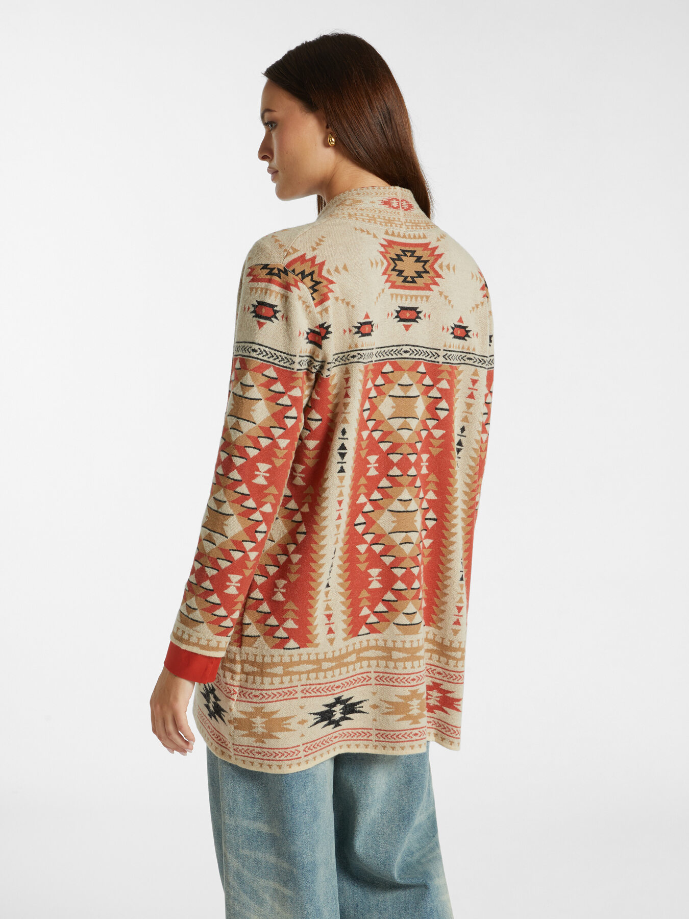 Cardigan mit Ethno-Motiven image number 1