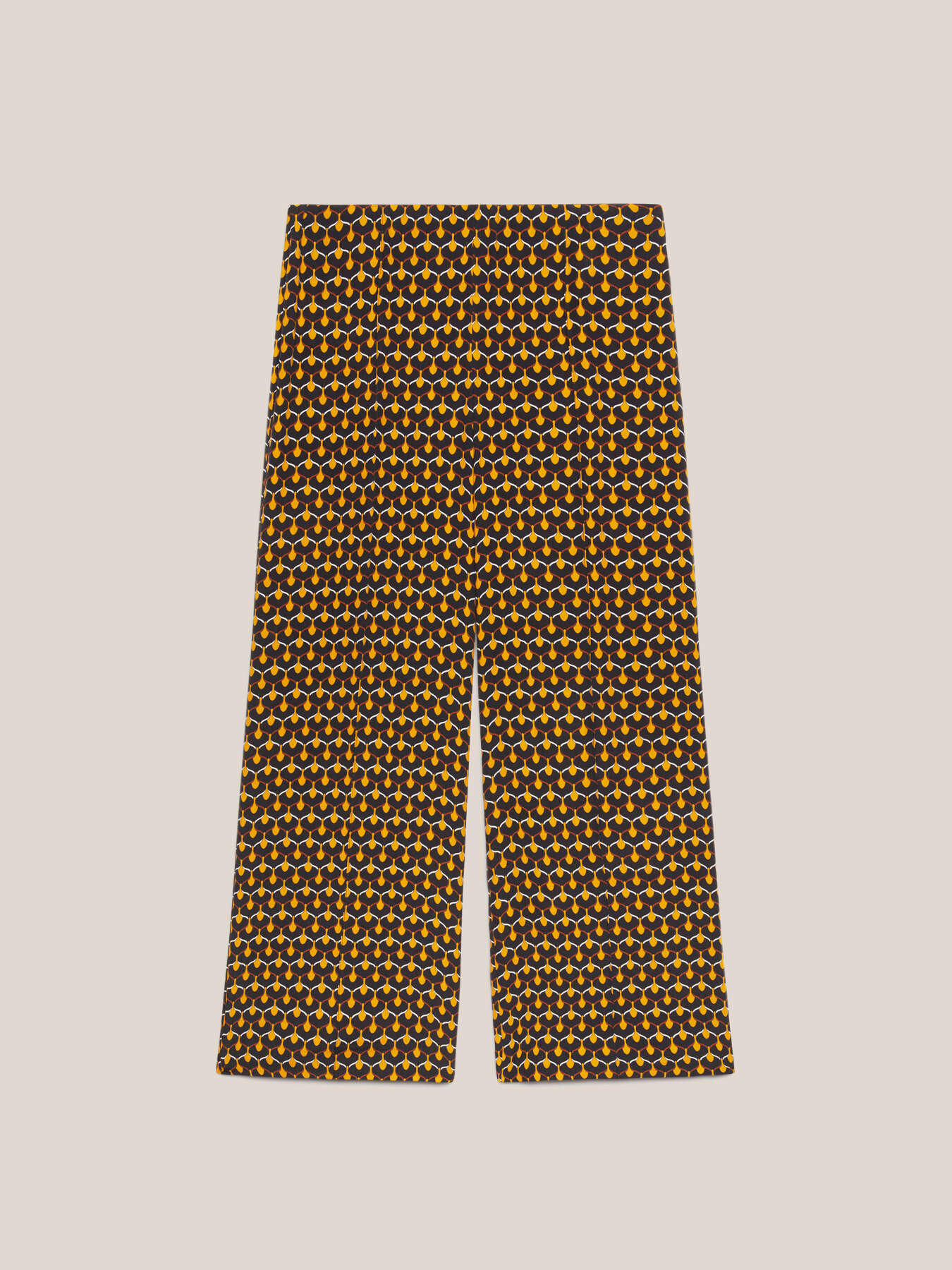 Pantalones de viscosa ECOVERO&trade; estampada image number 4