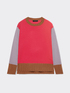 Colour-Block Pullover aus Wolle image number 4