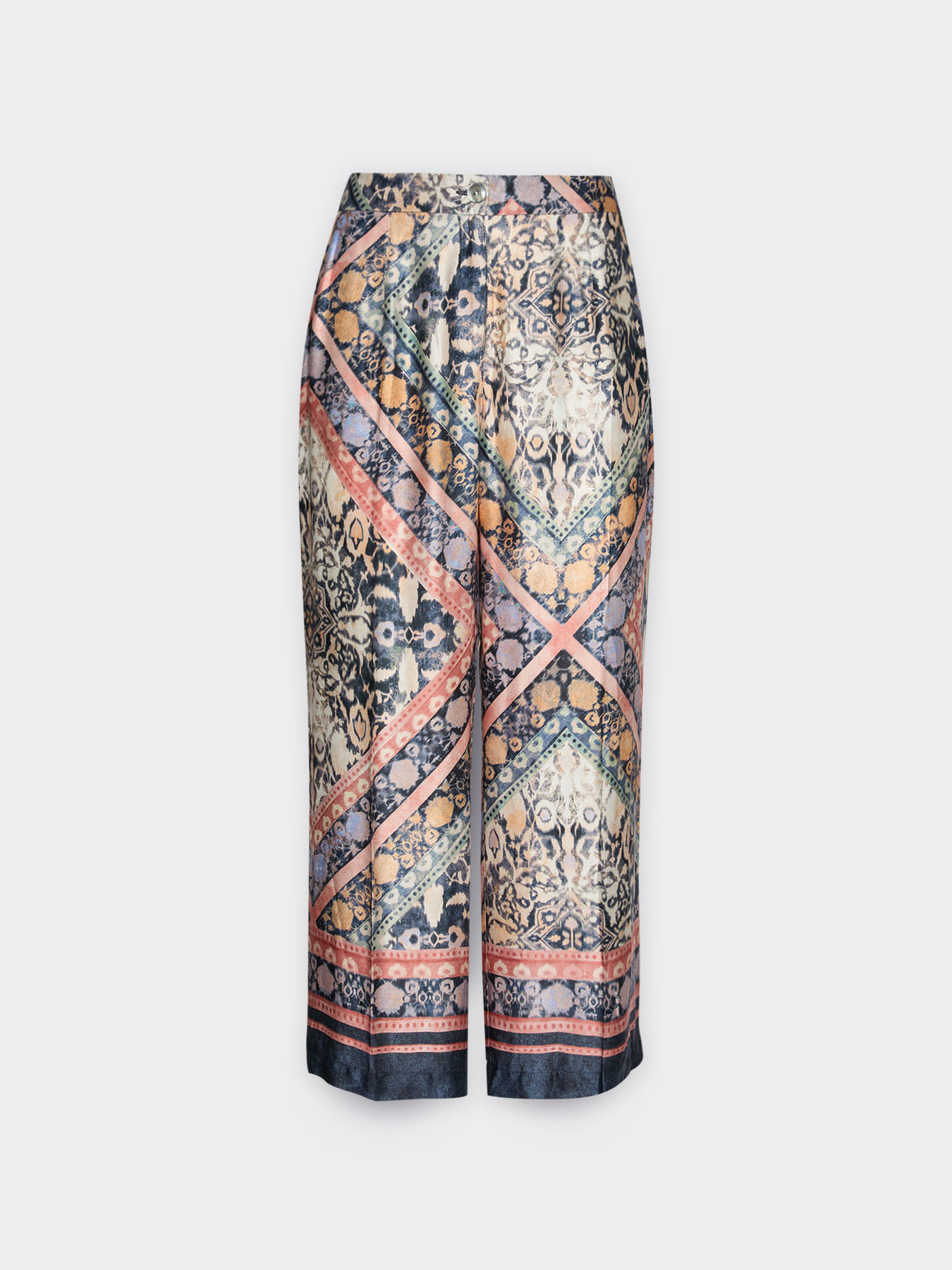 Pantaloni cropped stampati image number 4