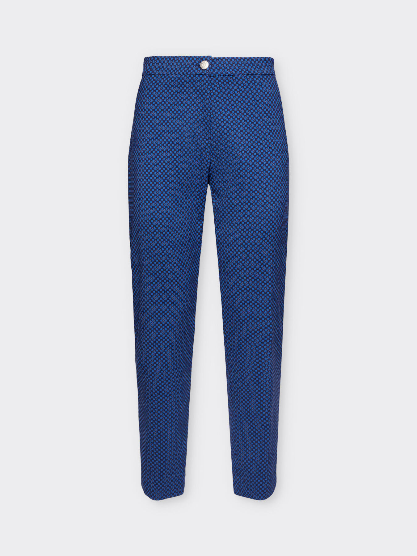 Pantaloni dritti in tessuto jacquard image number 4