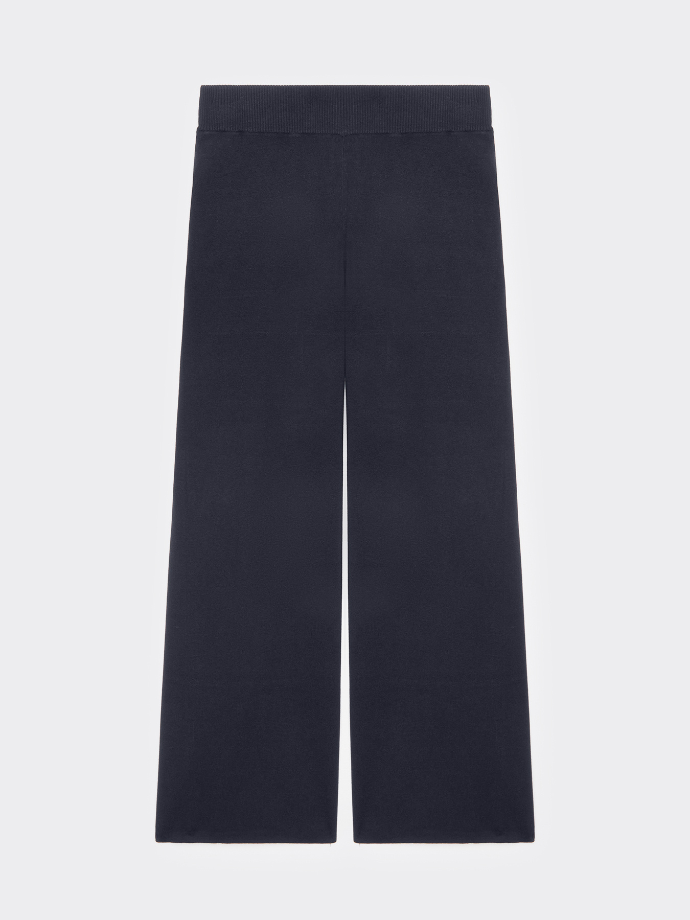 Pantalones rectos de punto image number 4