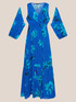Vestido floral largo image number 4