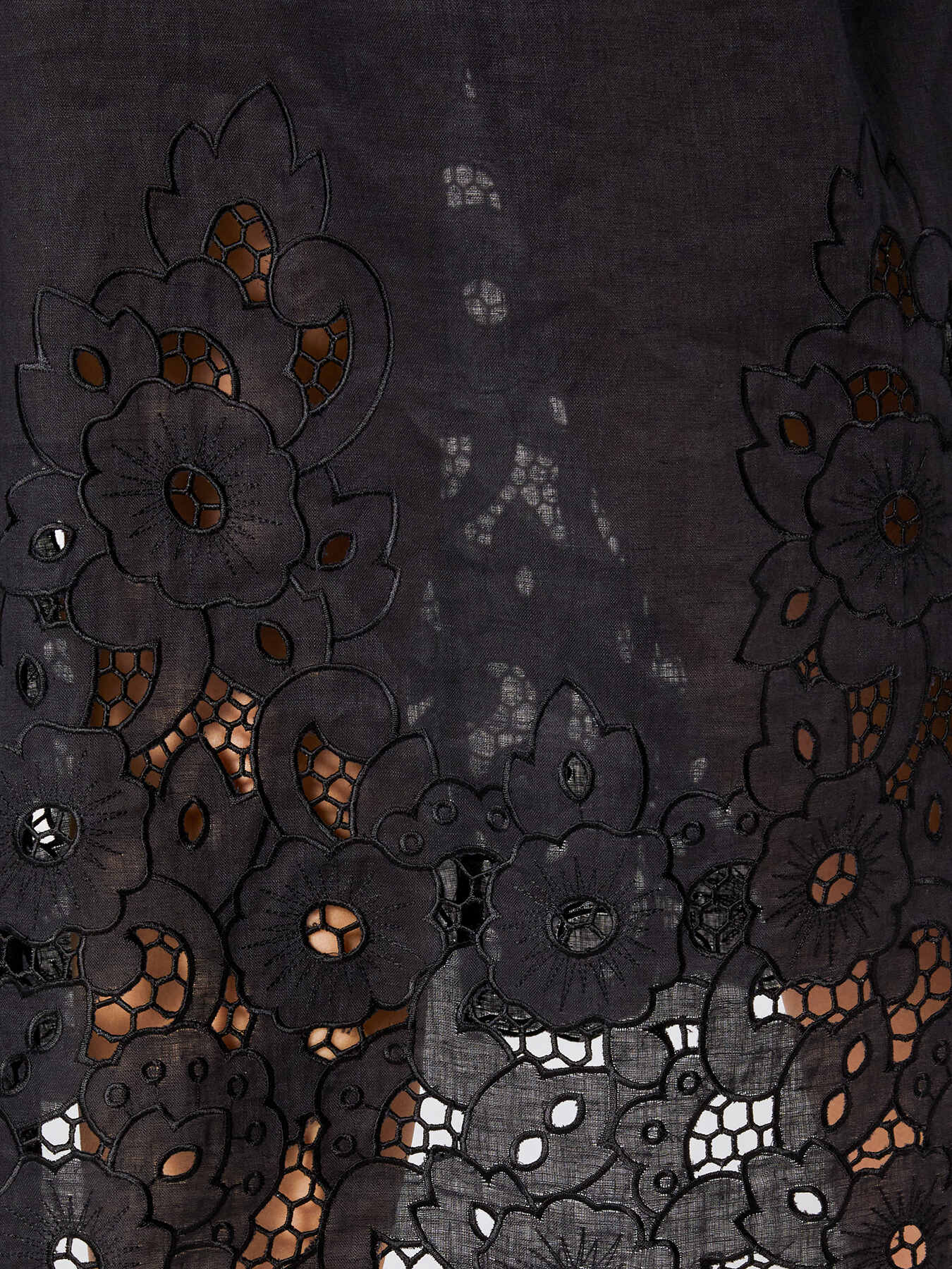 Robe longue en lin brod&eacute; image number 5