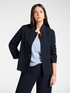 Jacke aus Cr&ecirc;pe mit Schmuckknopf image number 0