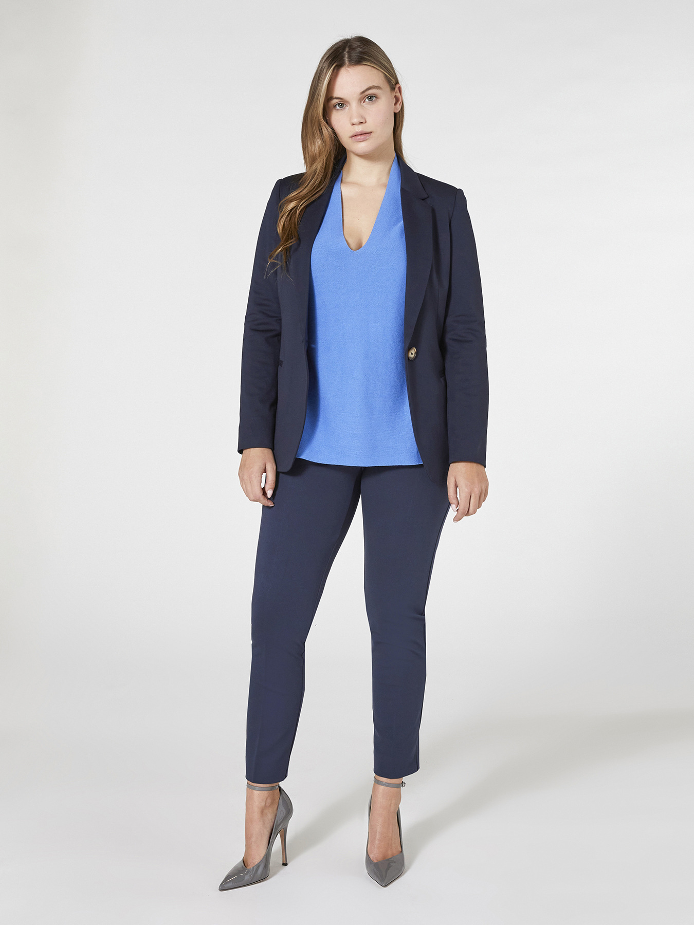 Veste blazer en maille Milano stretch image number 0